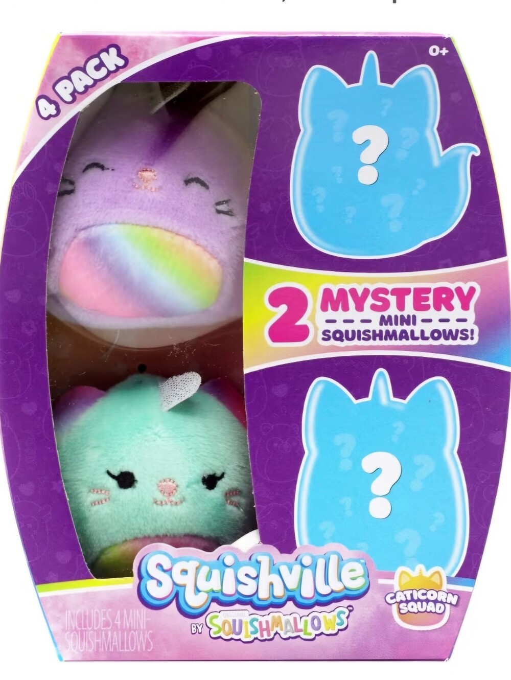Squishville -Squishmallows Mystery Squad, rresistibly Soft Colourful Plush Minis